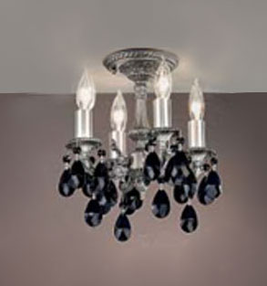 C135-57345-AGP-CBK Majestic Collection Aged Pewter Fixture By Classic Lighting