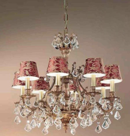 C135-57348-FG-CP Majestic Collection French Gold Fixture By Classic Lighting