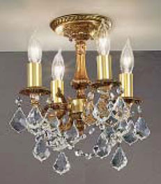 C135-57355-FG-CP Majestic Collection French Gold Fixture By Classic Lighting