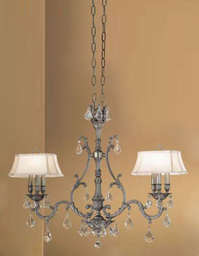 C135-57361-AGP-CP Majestic Collection Aged Pewter Fixture By Classic Lighting