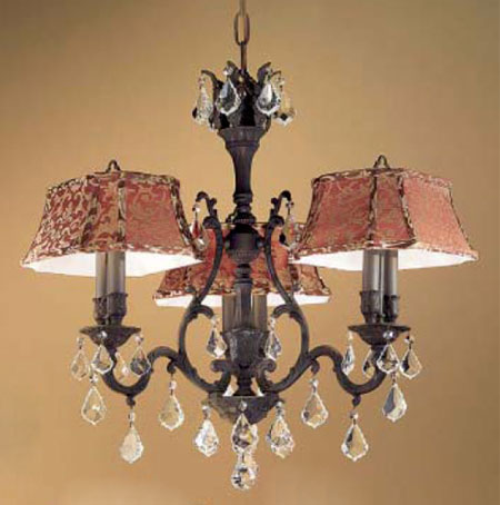 C135-57363-AGB-CP Majestic Collection Aged Bronze Fixture By Classic Lighting