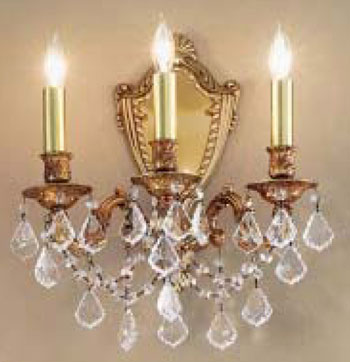 C135-57383-FG-CP Chateau Imperial Collection French Gold Fixture By Classic Lighting
