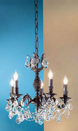 C135-57385-AGB-CP Chateau Imperial Collection Aged Bronze Fixture By Classic Lighting
