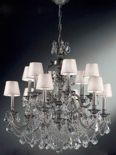 C135-57387-AGP-CP Chateau Imperial Collection Aged Pewter Fixture By Classic Lighting