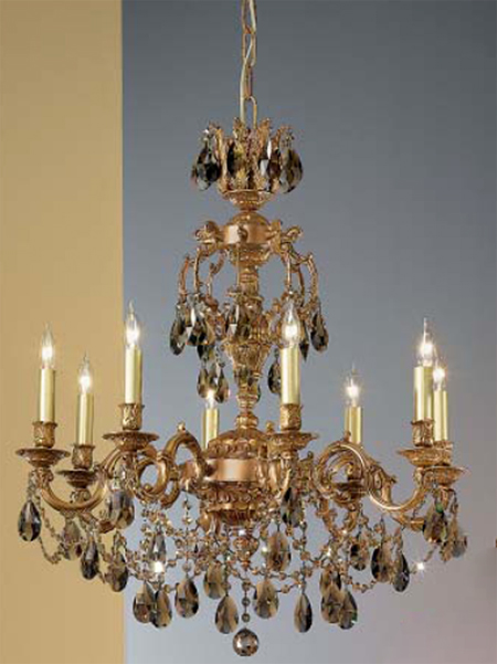 C135-57388-FG-CGT Chateau Imperial Collection French Gold Fixture By Classic Lighting