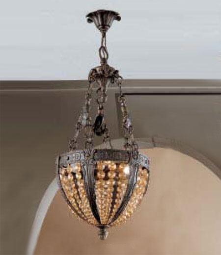 C135-5763-AGB-AI Merlot Collection Aged Bronze Antique Italian Finish Fixture By Classic Lighting