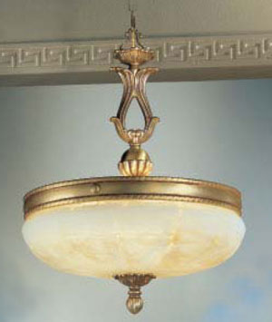 C135-69505-SBB Alexandria Ii Collection Satin Bronze With Brown Patina Fixture By Classic Lighting