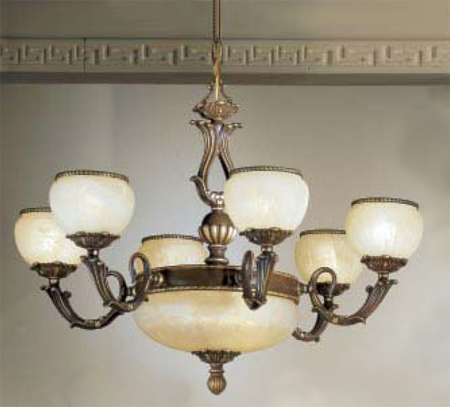 C135-69506-VBZ Alexandria Ii Collection Victorian Bronze Fixture By Classic Lighting