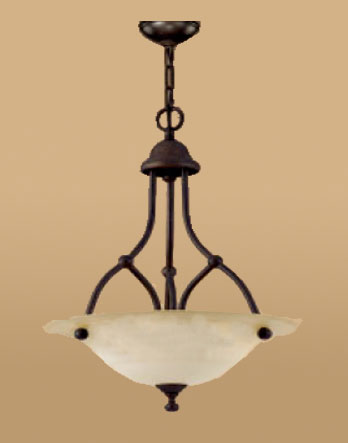 C135-69627-RSB-TCG Providence Collection Rustic Bronze Fixture By Classic Lighting