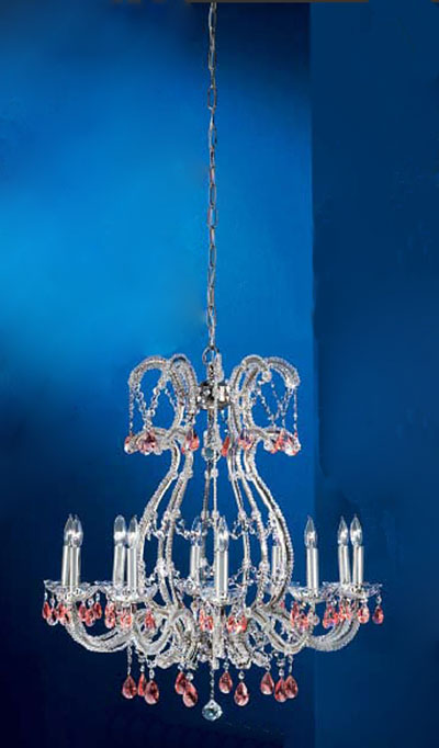 C135-69720-CH-PRO Aurora Collection Chrome Prism Rose Finish Fixture By Classic Lighting