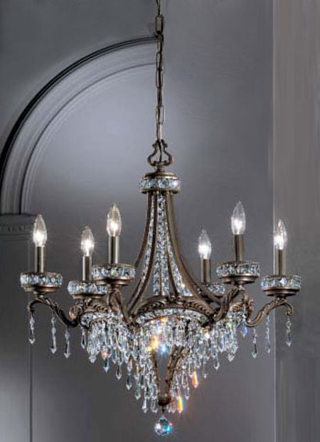 C135-69766-RB-CP Emily Collection Roman Bronze Crystalique-Plus™ Finish Fixture By Classic Lighting