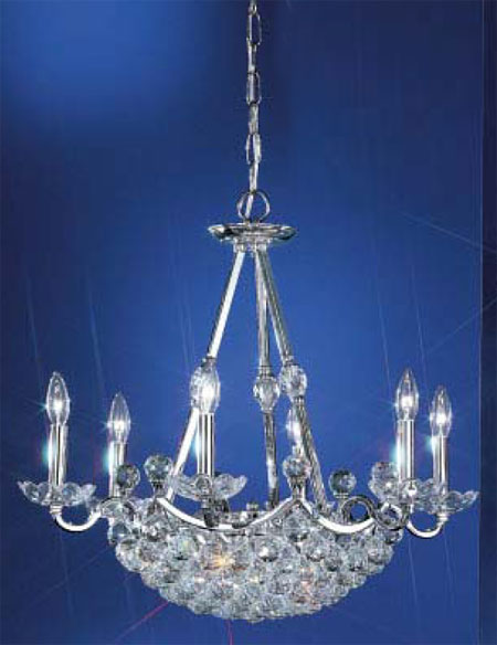 C135-69776-CH-CP Solitaire Collection Chrome Crystalique-Plus™ Finish Fixture By Classic Lighting