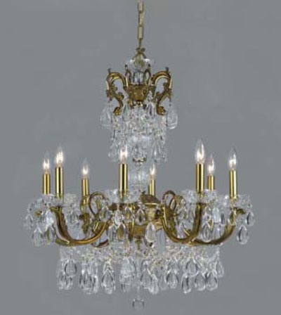 C135-69808-RNB Vienna Palace Collection Ren novation Brass Fixture By Classic Lighting