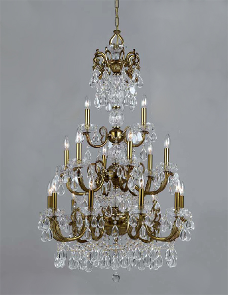 C135-69809-RNB Vienna Palace Collection Ren novation Brass Fixture By Classic Lighting