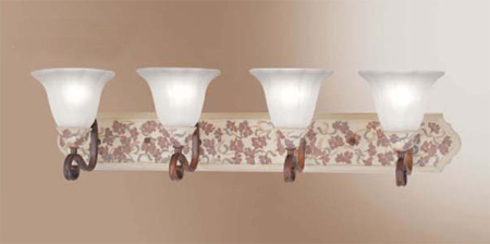 C135-71044-HW Tapestry Collection Honey Walnut Fixture By Classic Lighting