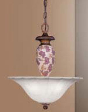 C135-71050-HW Tapestry Collection Honey Walnut Fixture By Classic Lighting