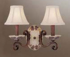C135-71052-HW Tapestry Collection Honey Walnut Fixture By Classic Lighting