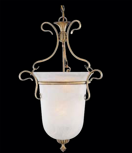 C135-7996-ABR Bellwether Collection Antique Brass Fixture By Classic Lighting