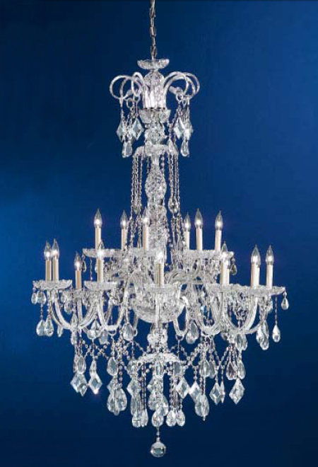 C135-8283-CH-C Prague Collection Chrome Finish Fixture By Classic Lighting