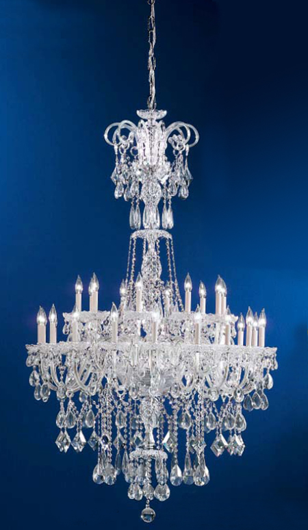 C135-8284-CH-C Prague Collection Chrome Finish Fixture By Classic Lighting