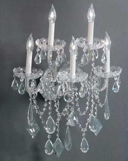 C135-8285-CH-C Prague Collection Chrome Finish Fixture By Classic Lighting