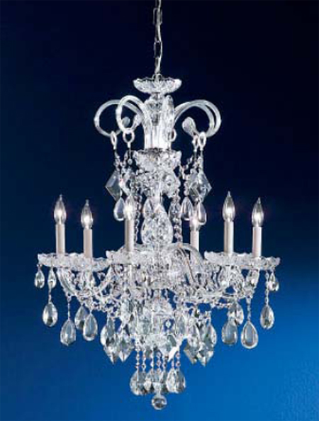 C135-8286-CH-C Prague Collection Chrome Finish Fixture By Classic Lighting