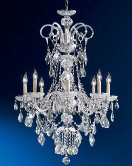 C135-8288-CH-C Prague Collection Chrome Finish Fixture By Classic Lighting