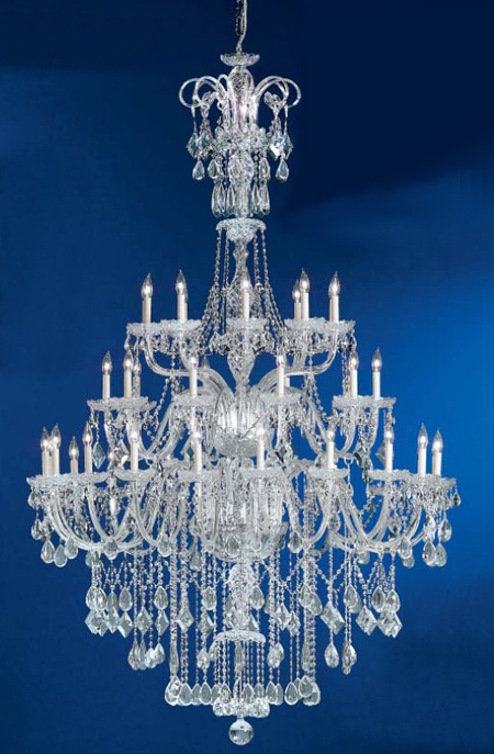 C135-8289-CH-C Prague Collection Chrome Finish Fixture By Classic Lighting