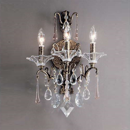 C135-9053-ABG-DPK Garden Of Versailles Collection Antique Bronze Gold Finish Fixture By Classic Lighting