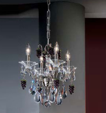 C135-9054-CH-GAT Garden Of Versailles Collection Chrome Finish Fixture By Classic Lighting