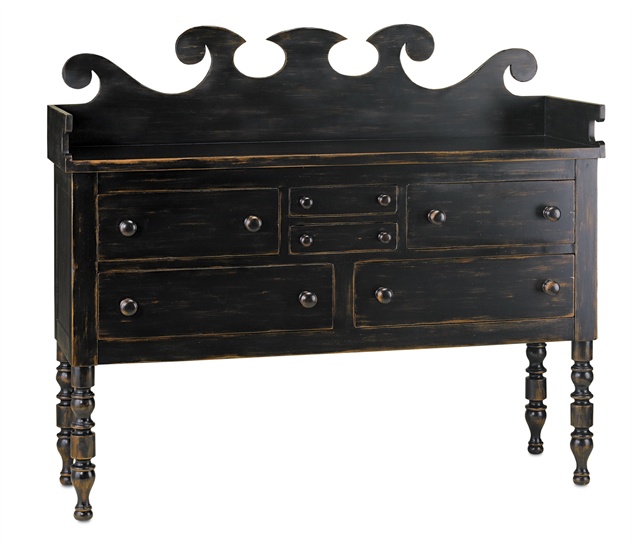 C146-3139 By Currey Lighting Greene Sideboard Mahogany Finish