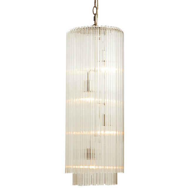 C147-49865 Royalton Tall Cylinder Glass Pendant By Arteriors Home Lighting