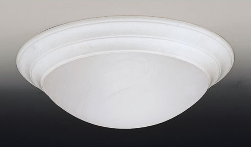 C153-1245S-WH By Designers Fountain-Lunar Collection White Finish 1 Light Flush Mount