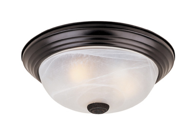 C153-1257S-ORB-AL By Designers Fountain- Oil Rubbed Bronze Finish Flush Mount