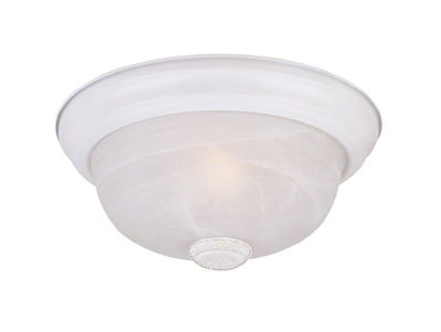 C153-1257S-WH-AL By Designers Fountain- White Finish Flush Mount