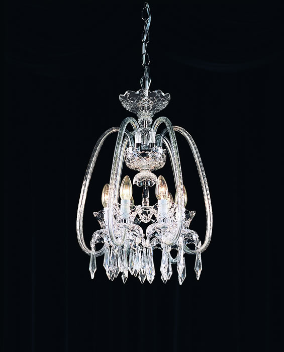 C155-950-000-12-11 By WATERFORD Lighting - Irish Lead Crystal F6 Six Arm Chandelier