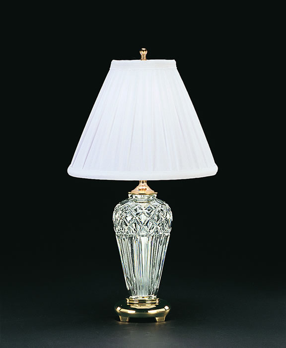 C155-991-934-18-10 By WATERFORD Lighting - Polished Brass Finish with Irish Lead Crystal Belline Accent Lamp
