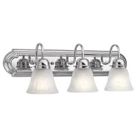 C156-5337CH By BUILDER No Family Association Collection 3 Lights Wall Mt Bath 3 Arm Chrome Finish