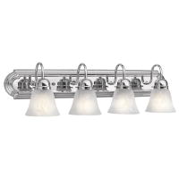 C156-5338CH By BUILDER No Family Association Collection 4 Lights Wall Mt Bath 4 Arm Chrome Finish