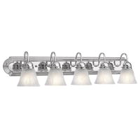 C156-5339CH By BUILDER No Family Association Collection 5 Lights Wall Mt Bath 5 Arm or More Chrome Finish