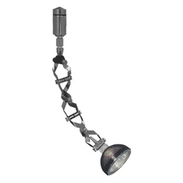 C164-FRH3700-N-15 By Alico Lighting-Helix Collection Chrome Finish Helix Directional Track Head 