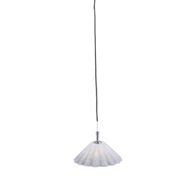 C164-FRPC1401-6-15 By Alico Lighting-Fantasia Grande Collection Chrome Finish Single-Lamp Ali-Jack Pendant