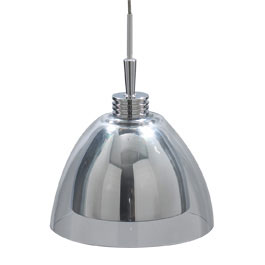 C164-FRPC2006-15-15 By Alico Lighting-Duplex Metal Collection Chrome Finish Clear Over-Glass With Chrome Inner 