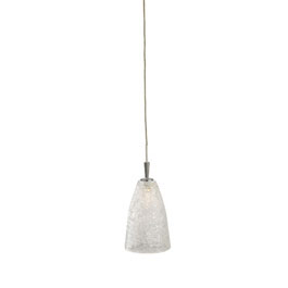 C164-FRPC3604-00-15 By Alico Lighting-Glacier Para Collection Chorme Finish Single-Lamp Ali-Jack Pendant