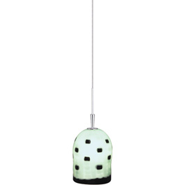 C164-FRPC4451-82-15 By Alico Lighting-Eleganza Collection Chorme Finish Single-Lamp Ali-Jack Pendant