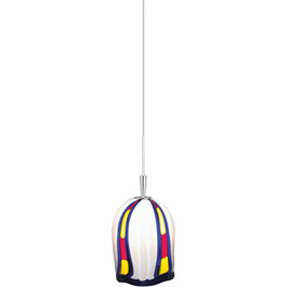 C164-FRPC4452-83-15 By Alico Lighting-Eleganza Collection Chorme Finish Single-Lamp Ali-Jack Pendant