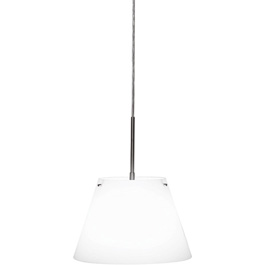 C164-FRPC7200-10-16M By Alico Lighting-Chapeau Collection Matte Satin Nickel Finish Single-Lamp Ali-Jack Pendant
