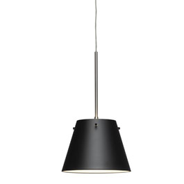 C164-FRPC7200-31-16M By Alico Lighting-Chapeau Collection Matte Satin Nickel Finish Single-Lamp Ali-Jack Pendant