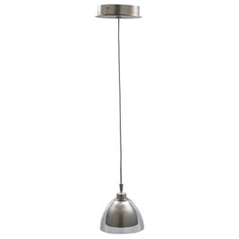 C164-PC2006-16M-16M By Alico Lighting-Duplex Metal Collection Clear Over-Glass Finish Single-Lamp Pendant 