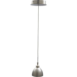C164-PC2009-16M-16M By Alico Lighting-Flash Collection Matte Satin Nickel Shade Finish Single-Lamp Pendant 